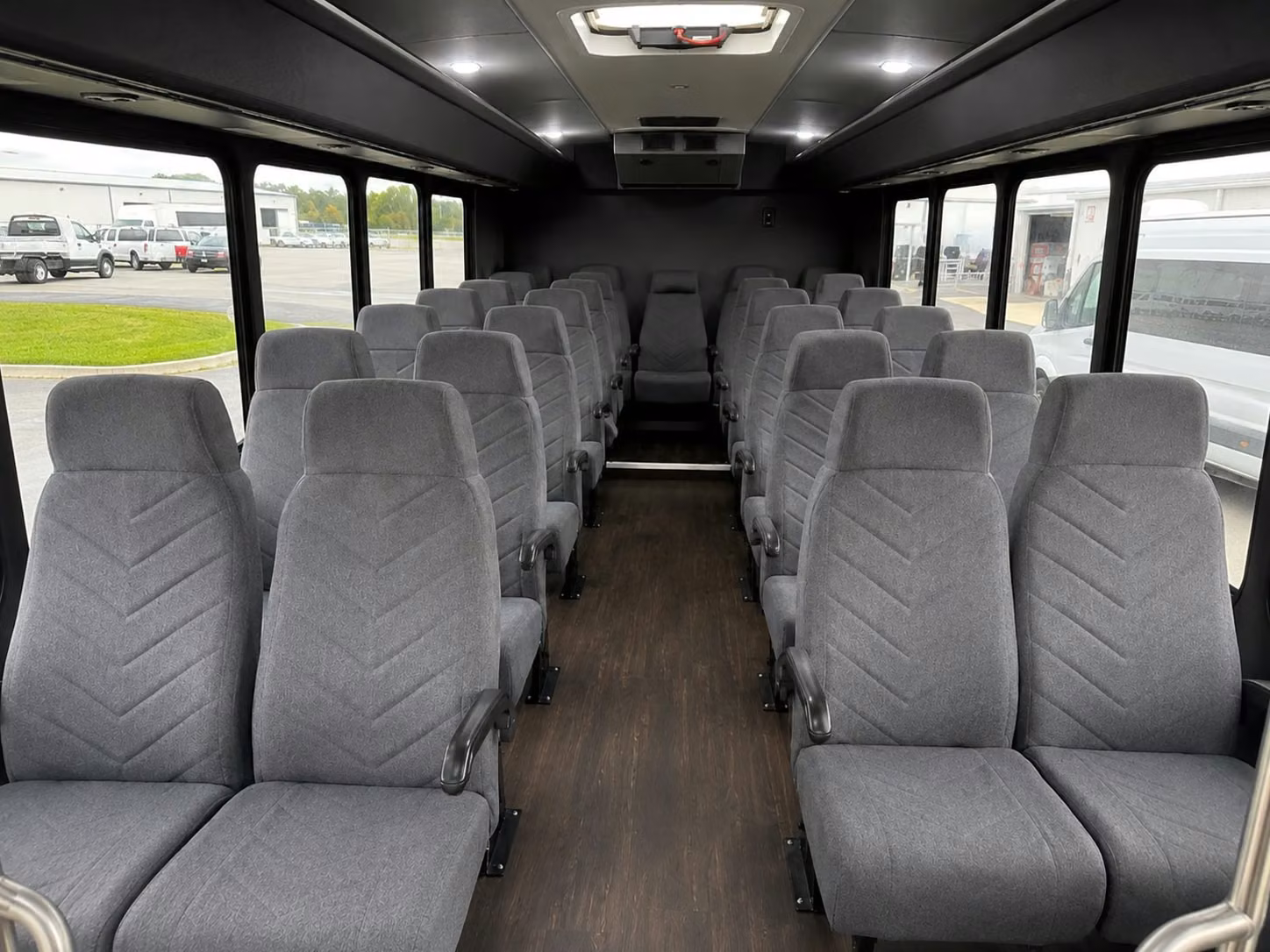 15 passenger minibus interior