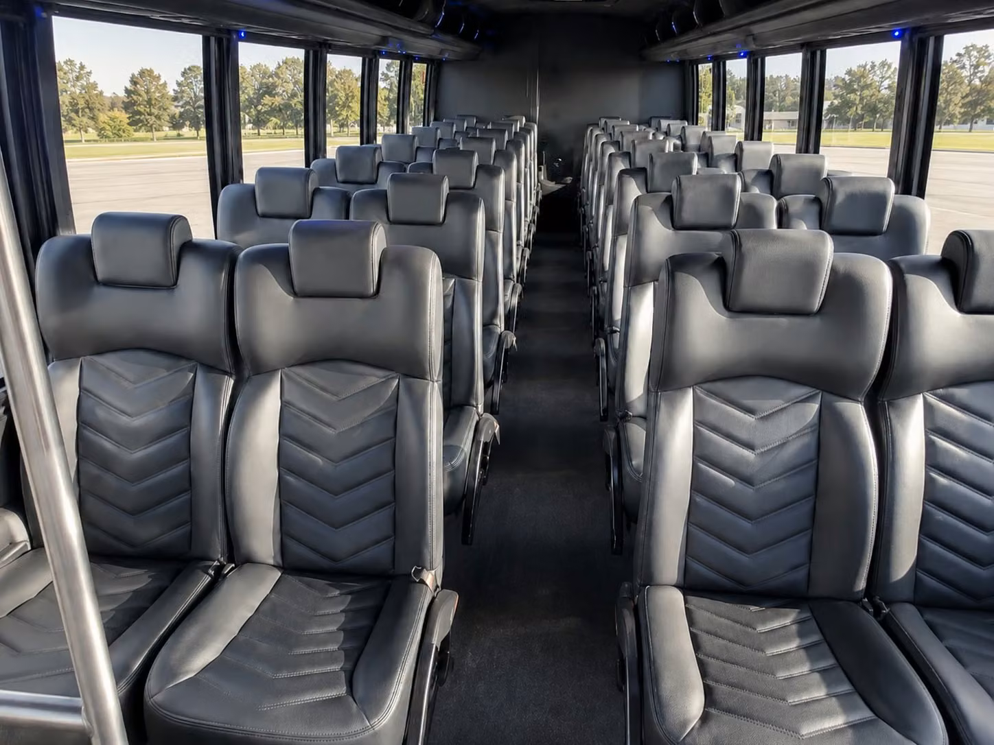 20 passenger minibus interior