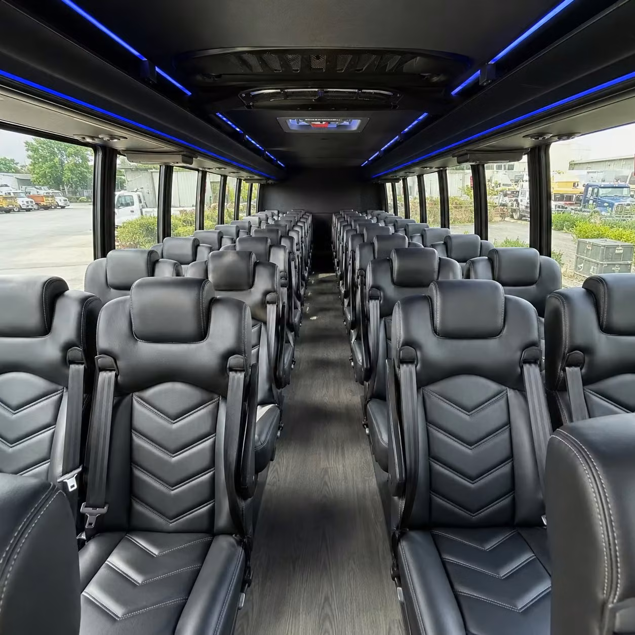 25 passenger minibus interior