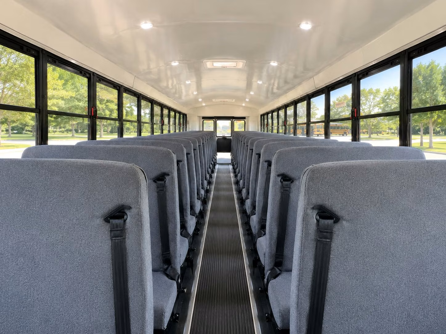 school bus interior
